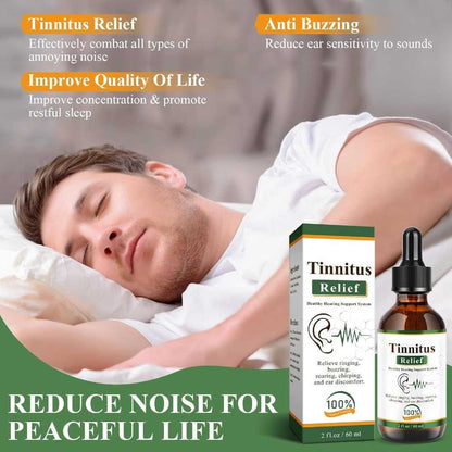 Tinnitus Relief Drops – 100% Herbal Formula | قطرات تخفيف طنين الأذن – تركيبة عشبية 100%