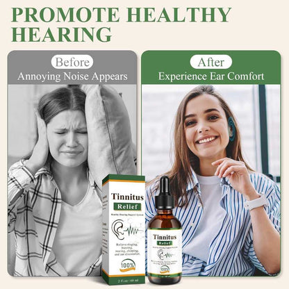 Tinnitus Relief Drops – 100% Herbal Formula | قطرات تخفيف طنين الأذن – تركيبة عشبية 100%