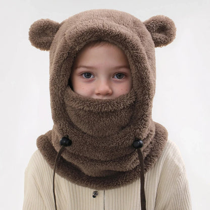 Face Cover Helmet Cap For Children Cold-proof Warm Balaclava